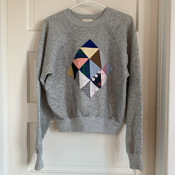 Carleen Quilt Patch Sweatshirt - Picture 2 of 8